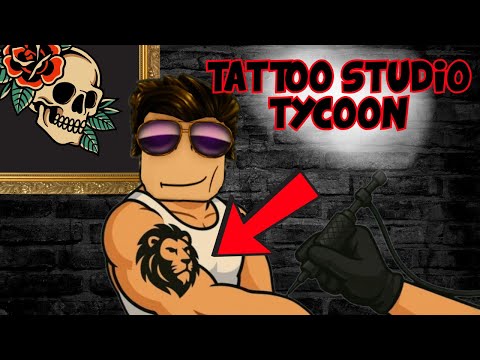 Private server gameplay in Tattoo Studio Tycoon on Roblox